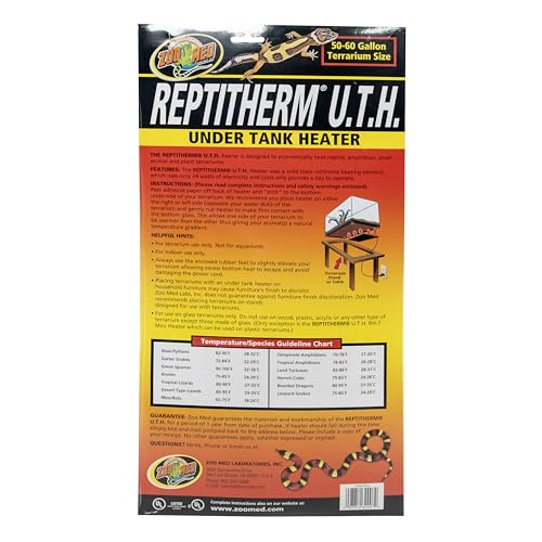 ZOO MED LABORATORIES INC Reptitherm Under Tank Heater 8X18 INCH/24W