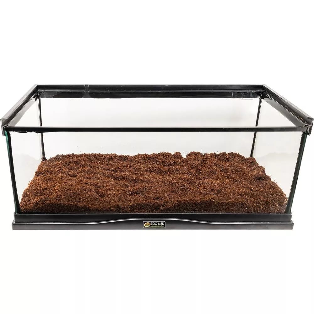 Zoo Med Eco Earth All-Natural Loose Coconut Fiber, Safely Composted, Tropical Substrate for Reptiles (8 Quarts, 2-Pack)
