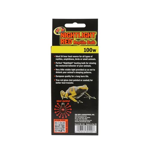Zoo Med Nightlight Red Reptile Bulb 100 Watts