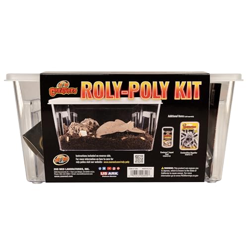 Zoo Med Creatures Isopod Habitat Roly-Poly Kit 10.25" L X 5" H