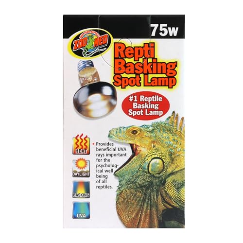 Zoo Med Repti Basking Spot Lamp Replacement Bulb 75 Watts - Pack of 3