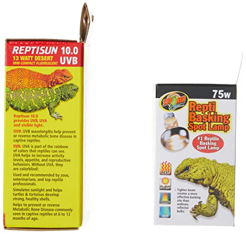 Zoo Med Bearded Dragon Lamp Combo Pack Pack of 2 Bulbs