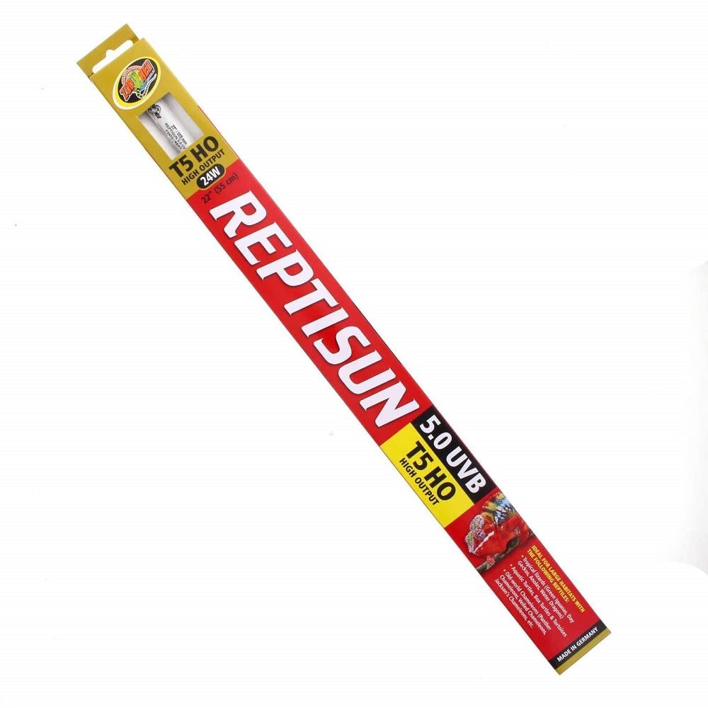 Zoo Med ReptiSun 5.0 HO T5 UVB Lamp 22" L 24 Watts