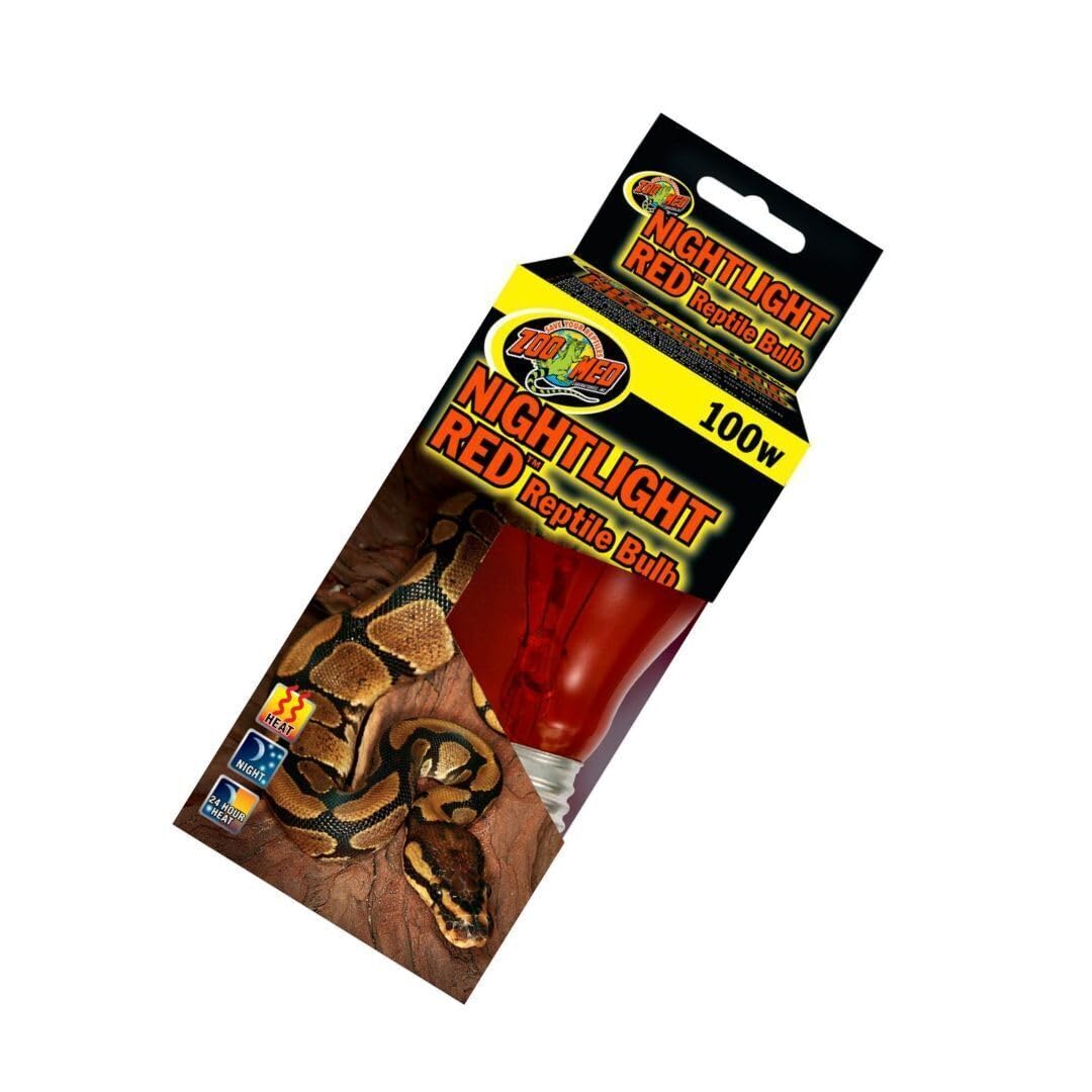 Zoo Med Nightlight Red Reptile Bulb 100 Watts - Pack of 2