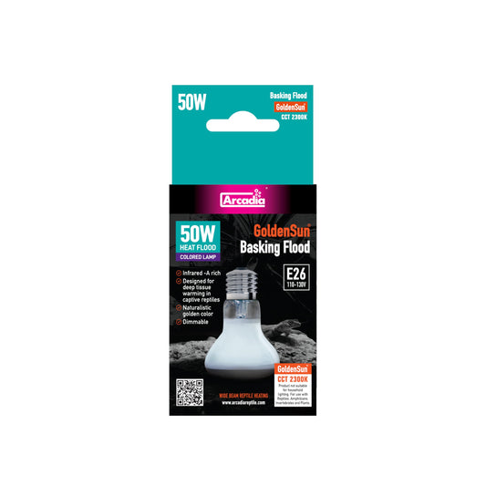 Arcadia Golden Sun Flood Lamp-50 Watt