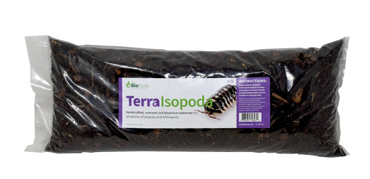 The Bio Dude Terra Isopoda Isopod Bioactive Substrate - 6 quarts - Great for Millipedes, Centipedes, Springtails, Isopod culturing and Keeping. High in Calcium and Trace Elements for Clean up Crew