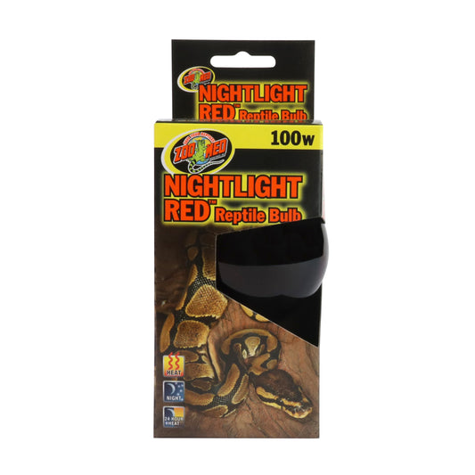 Zoo Med Nightlight Red Reptile Bulb 100 Watts (4 Pack)