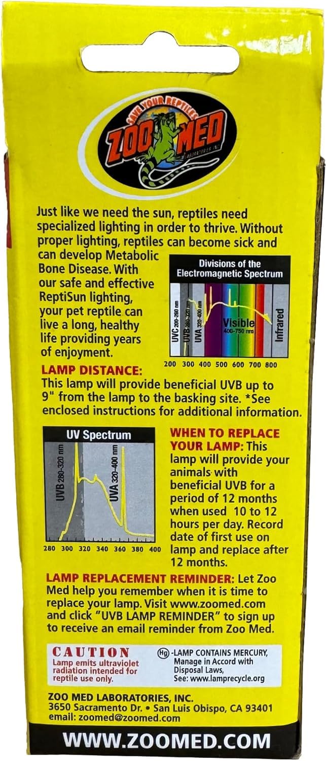 Zoo Med Desert UVB & Heat Lighting Dual Kit
