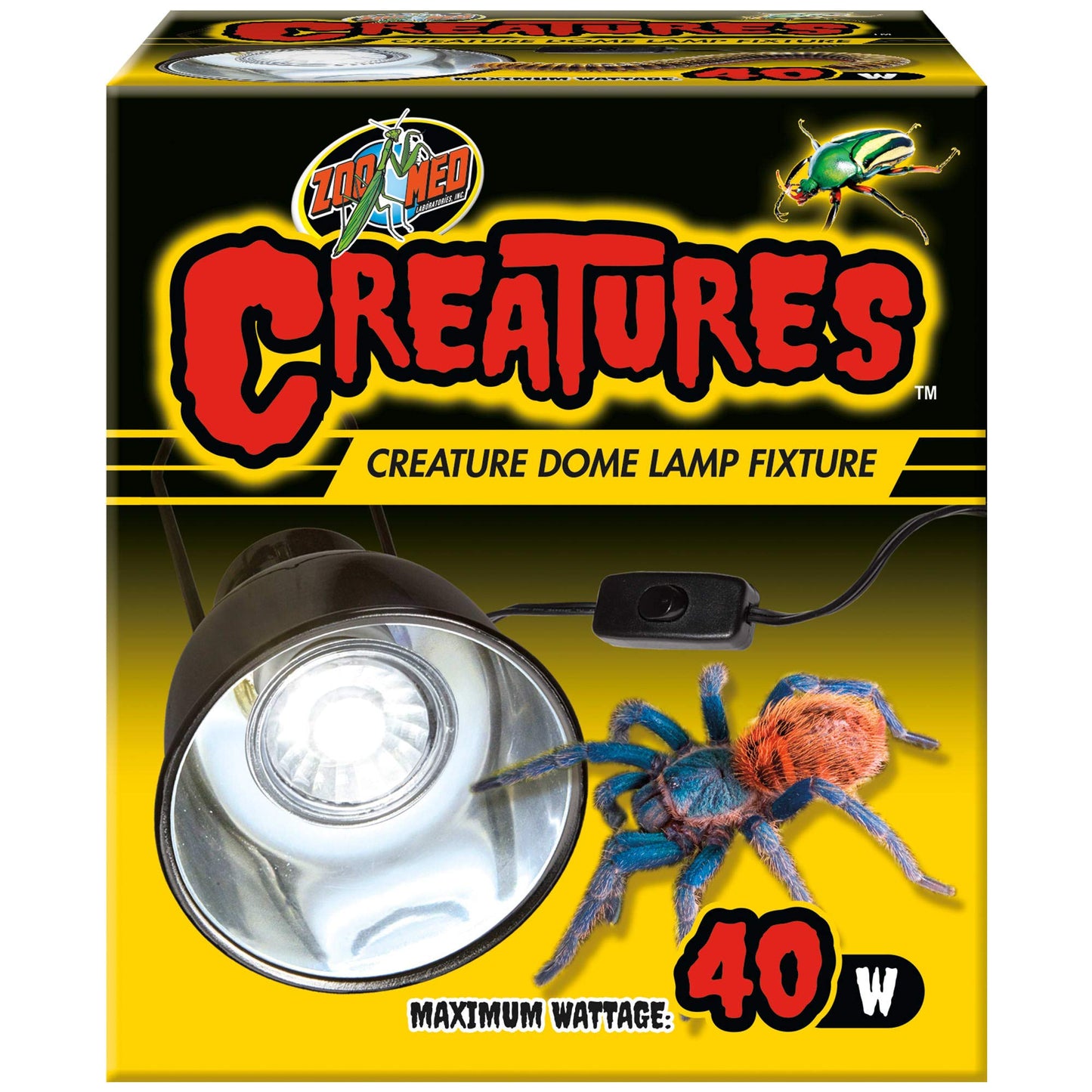Zoo Med Creatures Dome Lamp Fixture 40 Watt