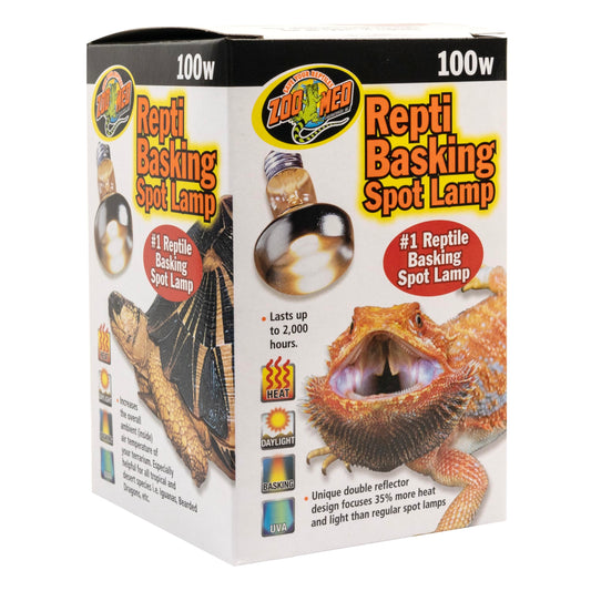(4 Pack) Zoo Med Repti Basking Spot Lamps 100 watt for Reptiles