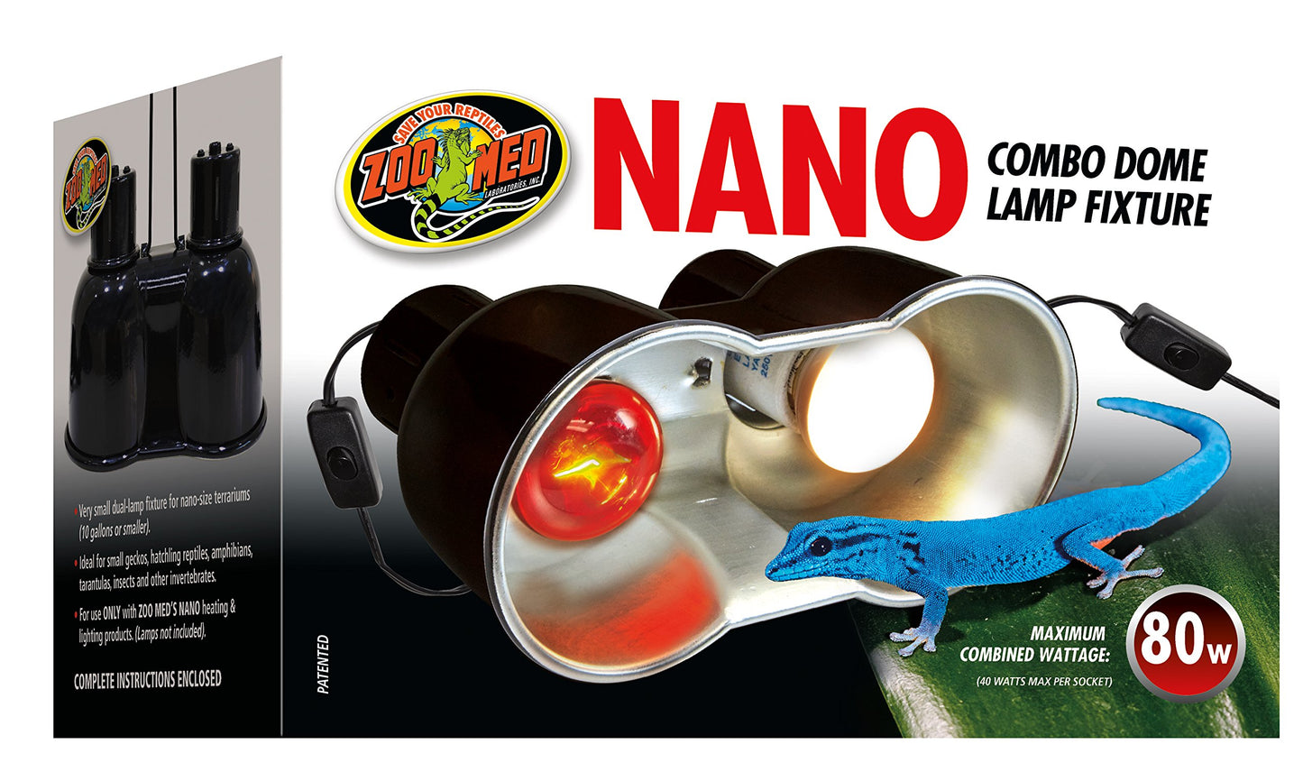 Zoo Med Nano Combo Dome Lamp Fixture 100 Watt