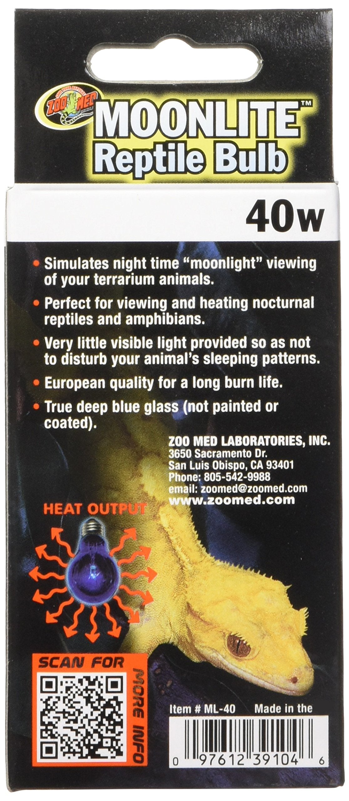 Zoo Med Moonlite Reptile Bulb 40w