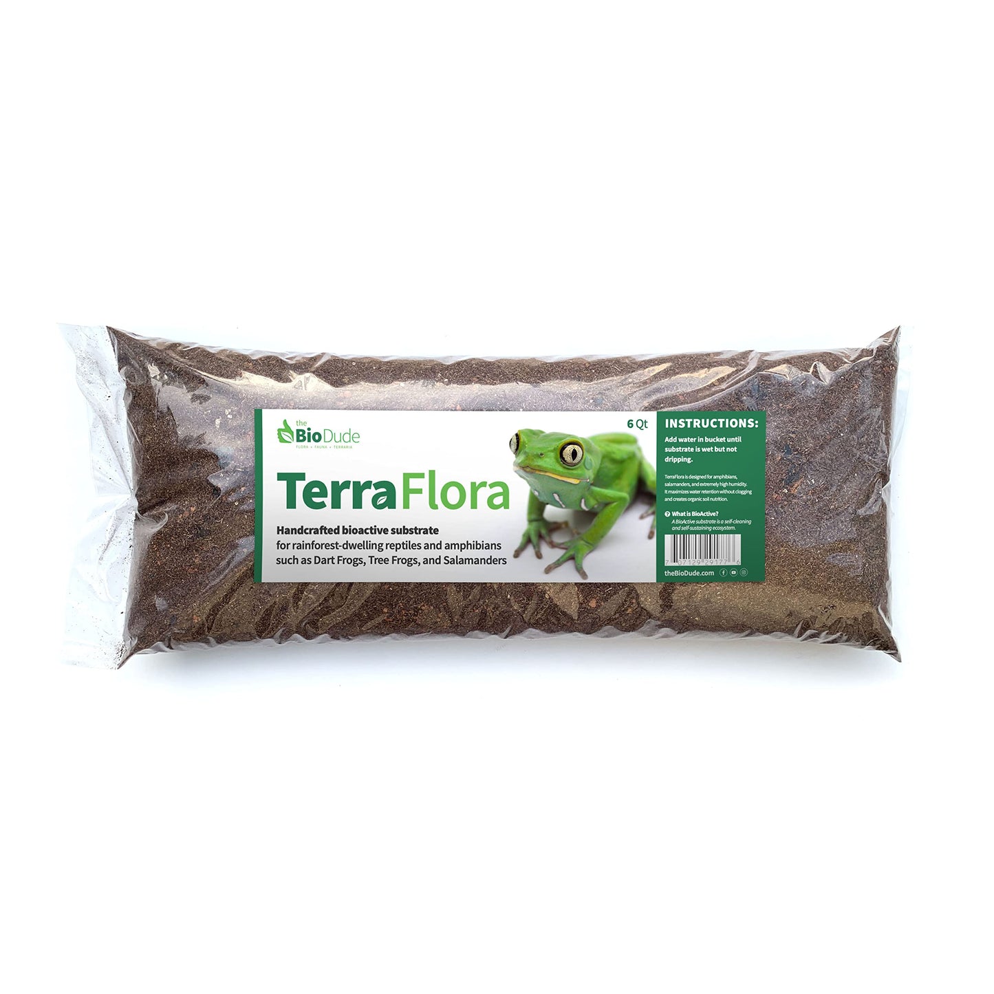 The Bio Dude Terra Flora Bioactive Reptile Substrate for terrariums and vivariums