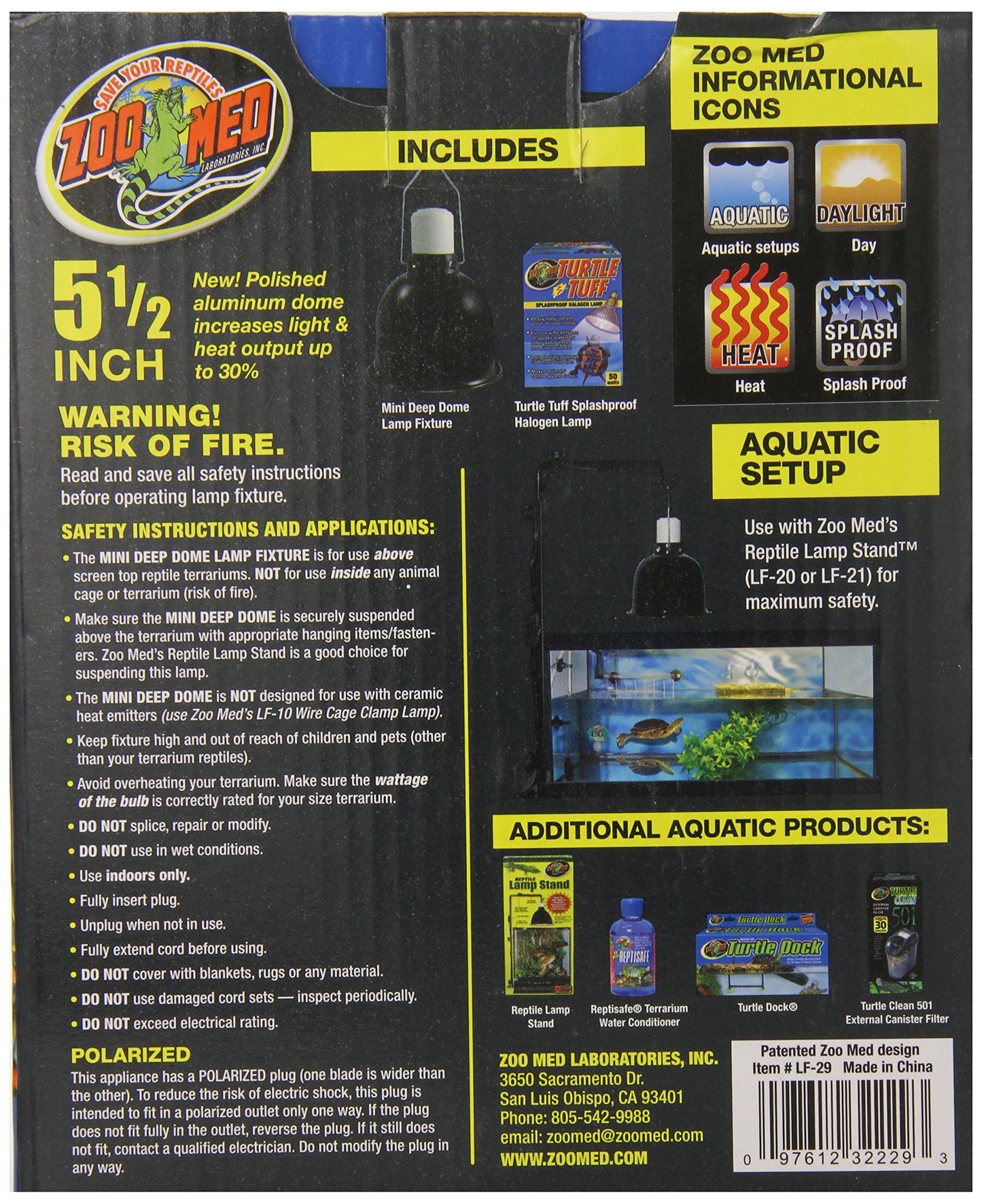 Zoo Med Aquatic Turtle Lighting Combo
